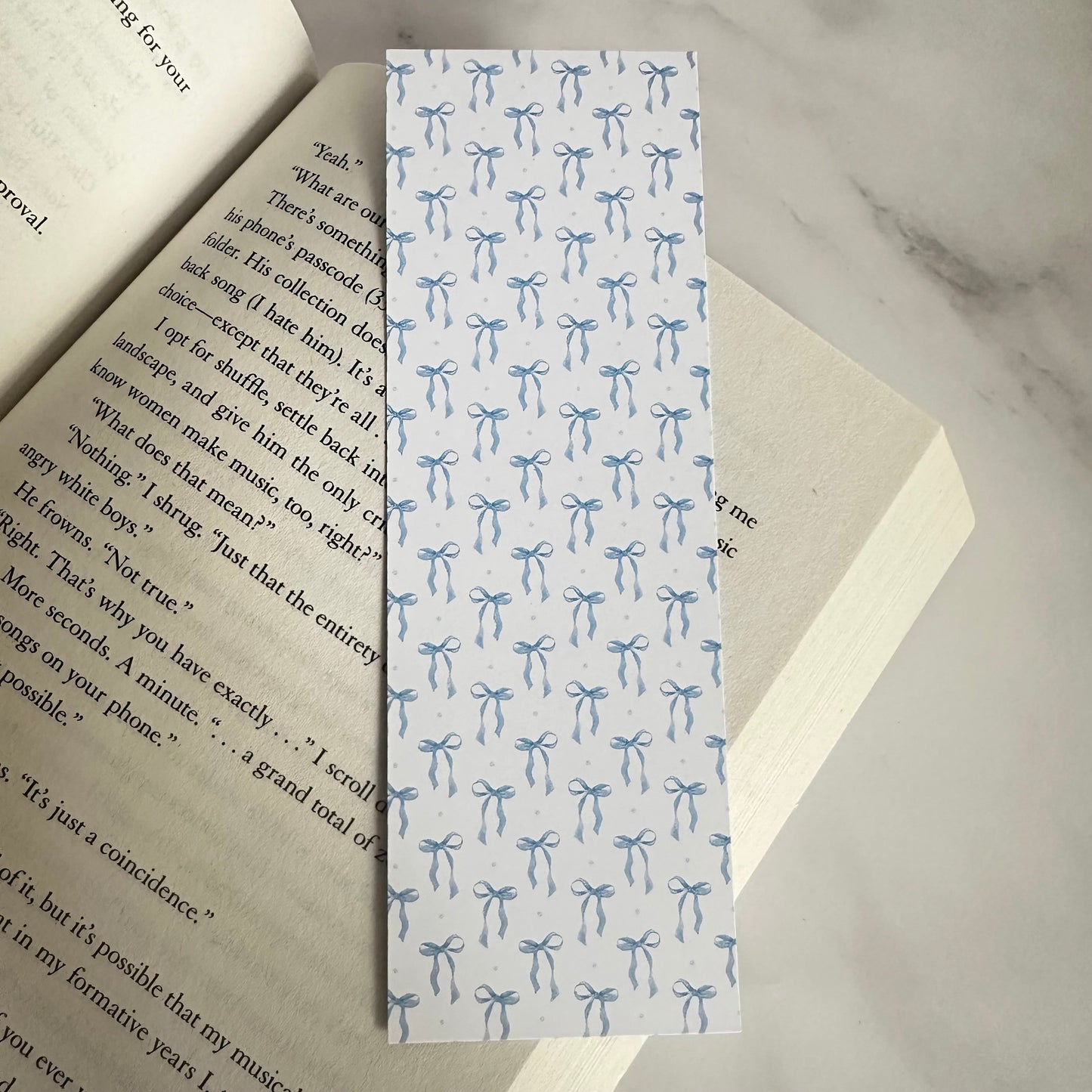 BLUE COQUETTE bookmark