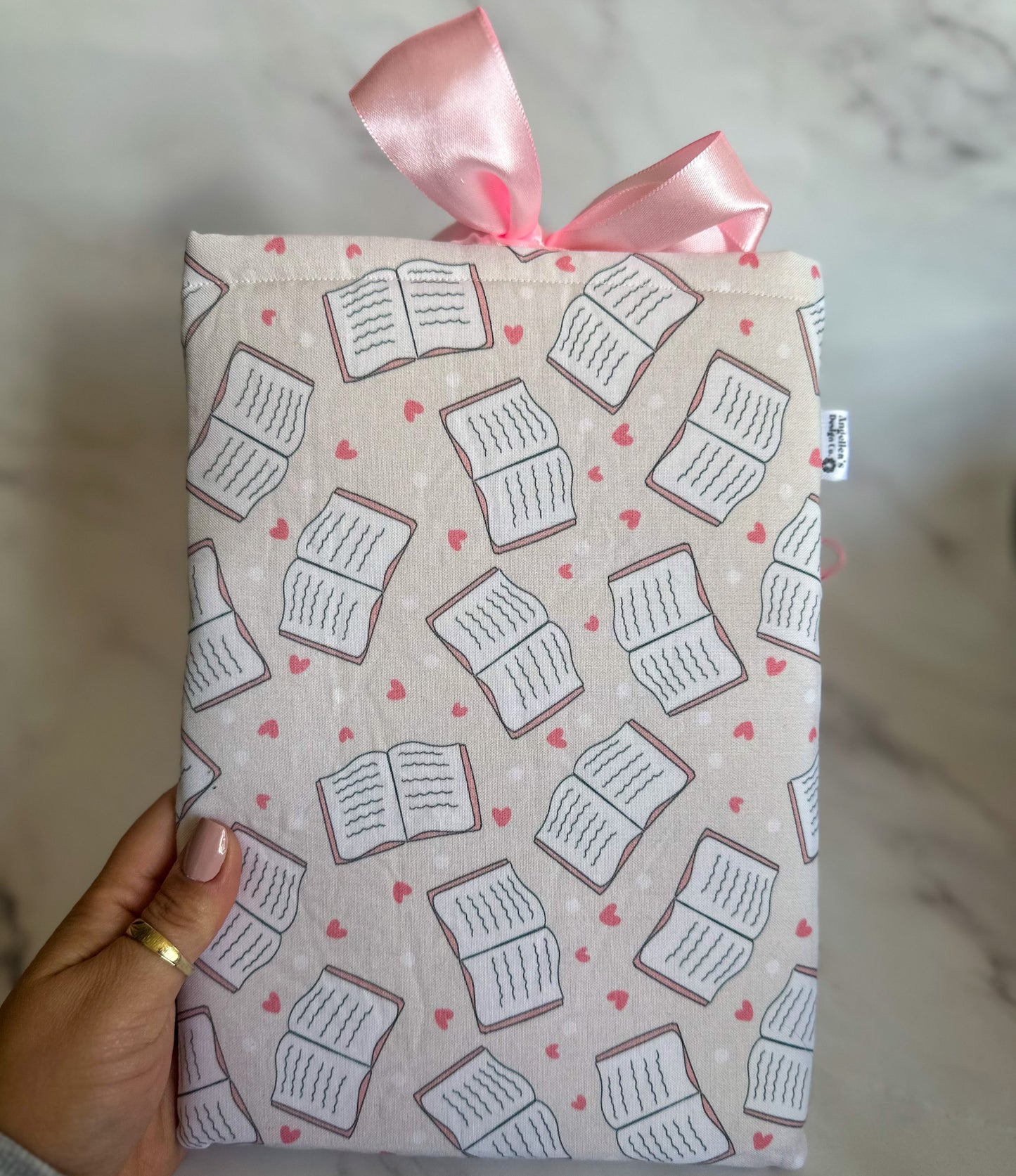 MY BOOK IS MY VALENTINE book sleeve