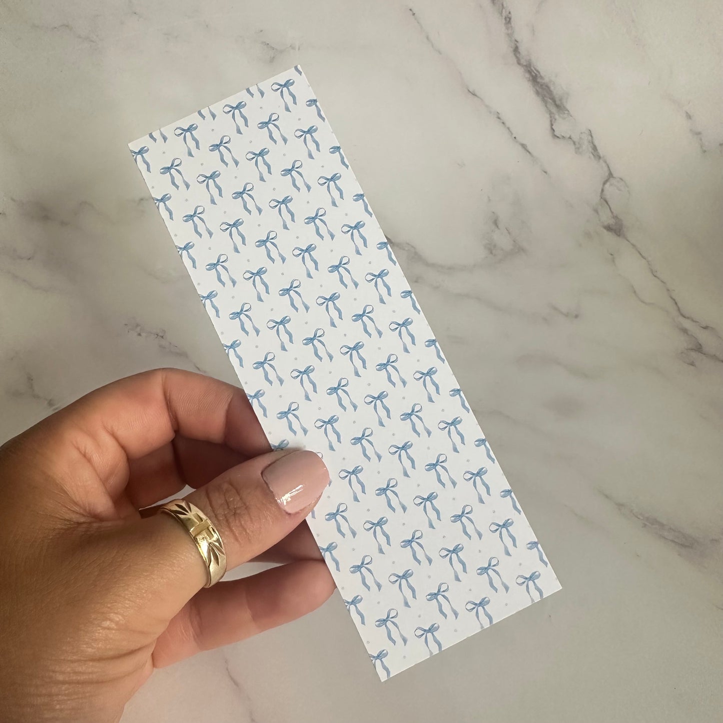 BLUE COQUETTE bookmark