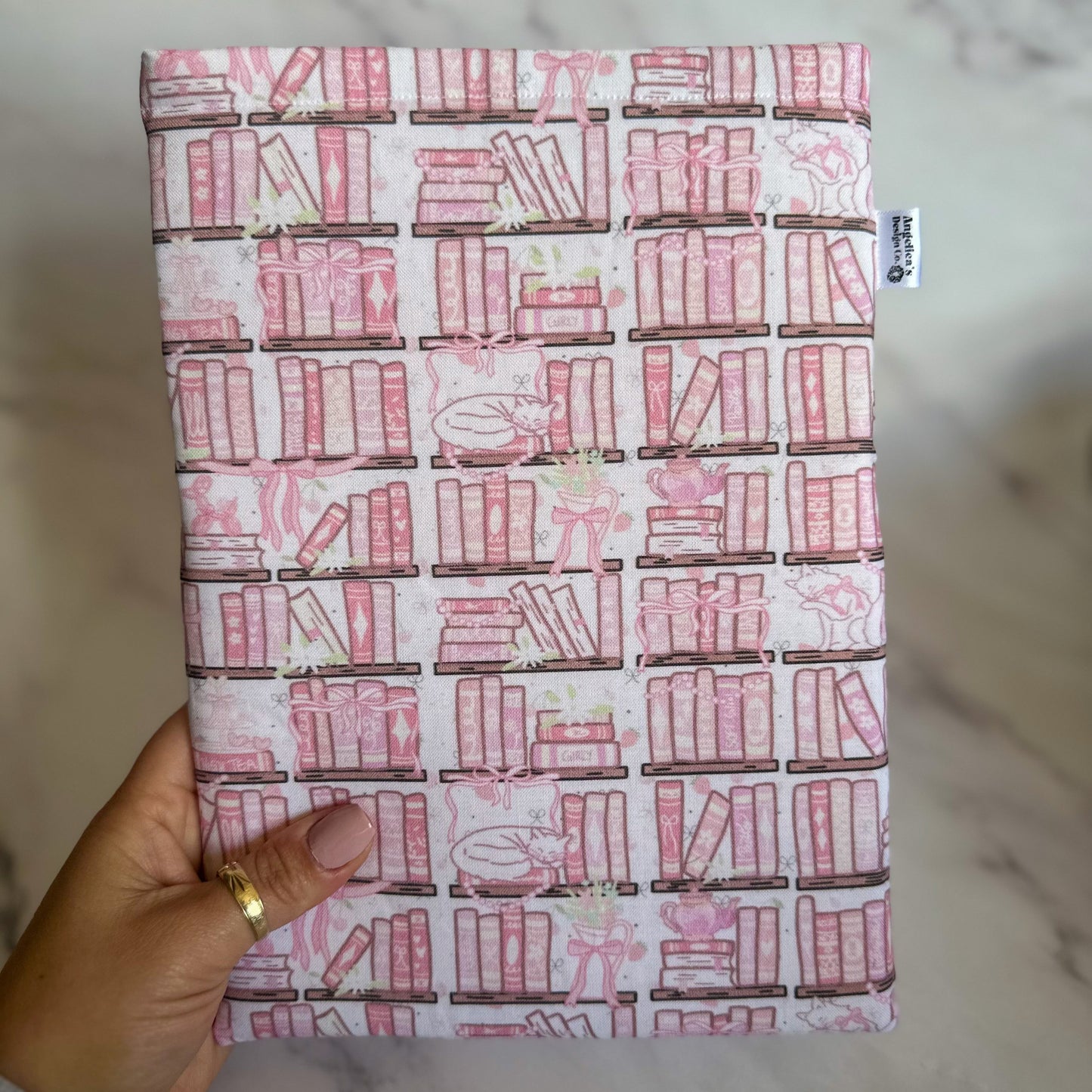 PINK COQUETTE LIBRARY book sleeve
