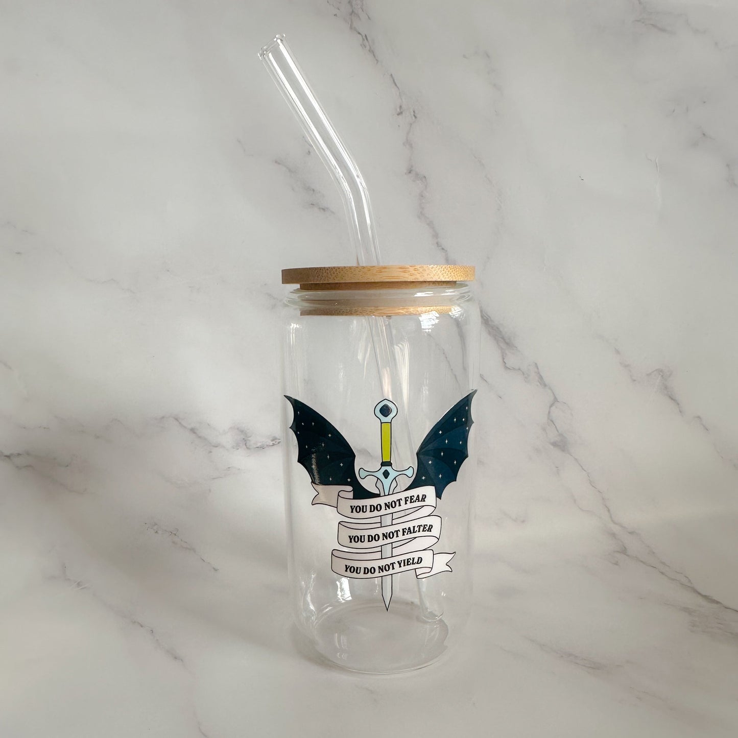 FEYRE glass can cup
