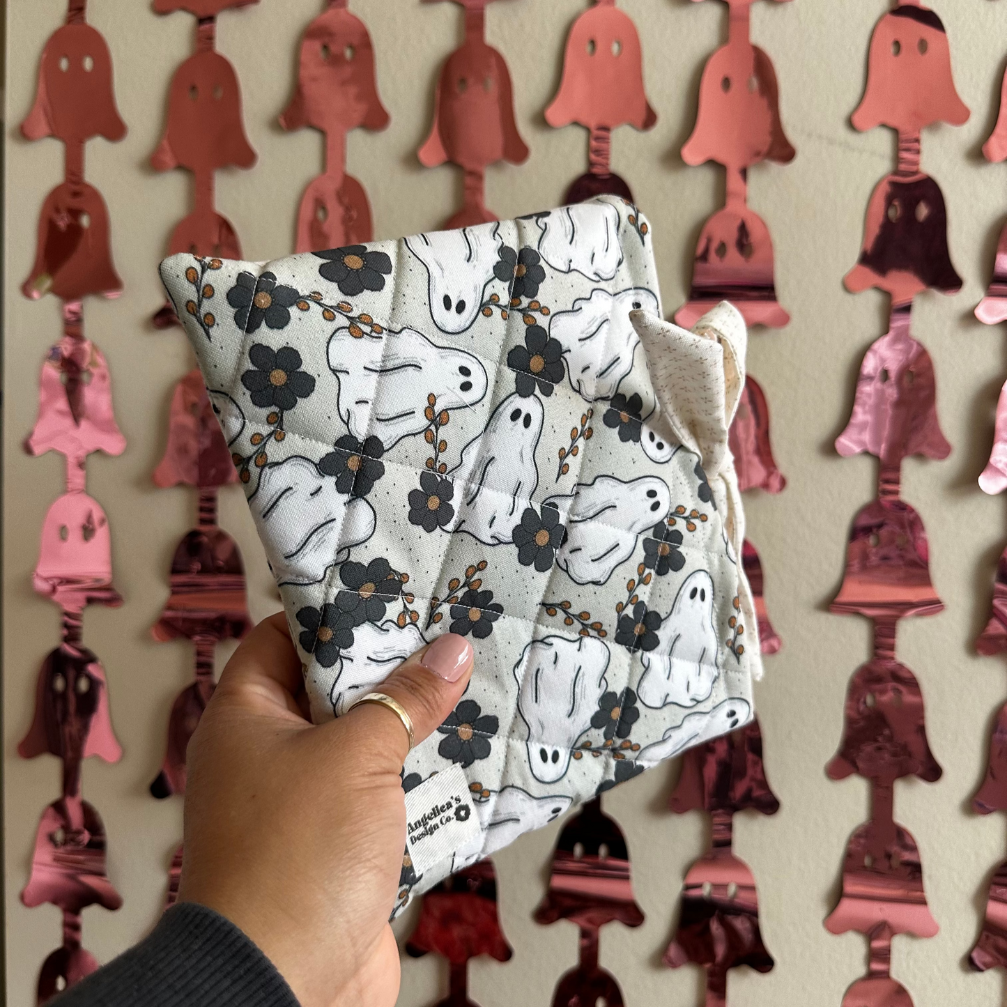 GHOSTIE VIBES quilted booksleeve