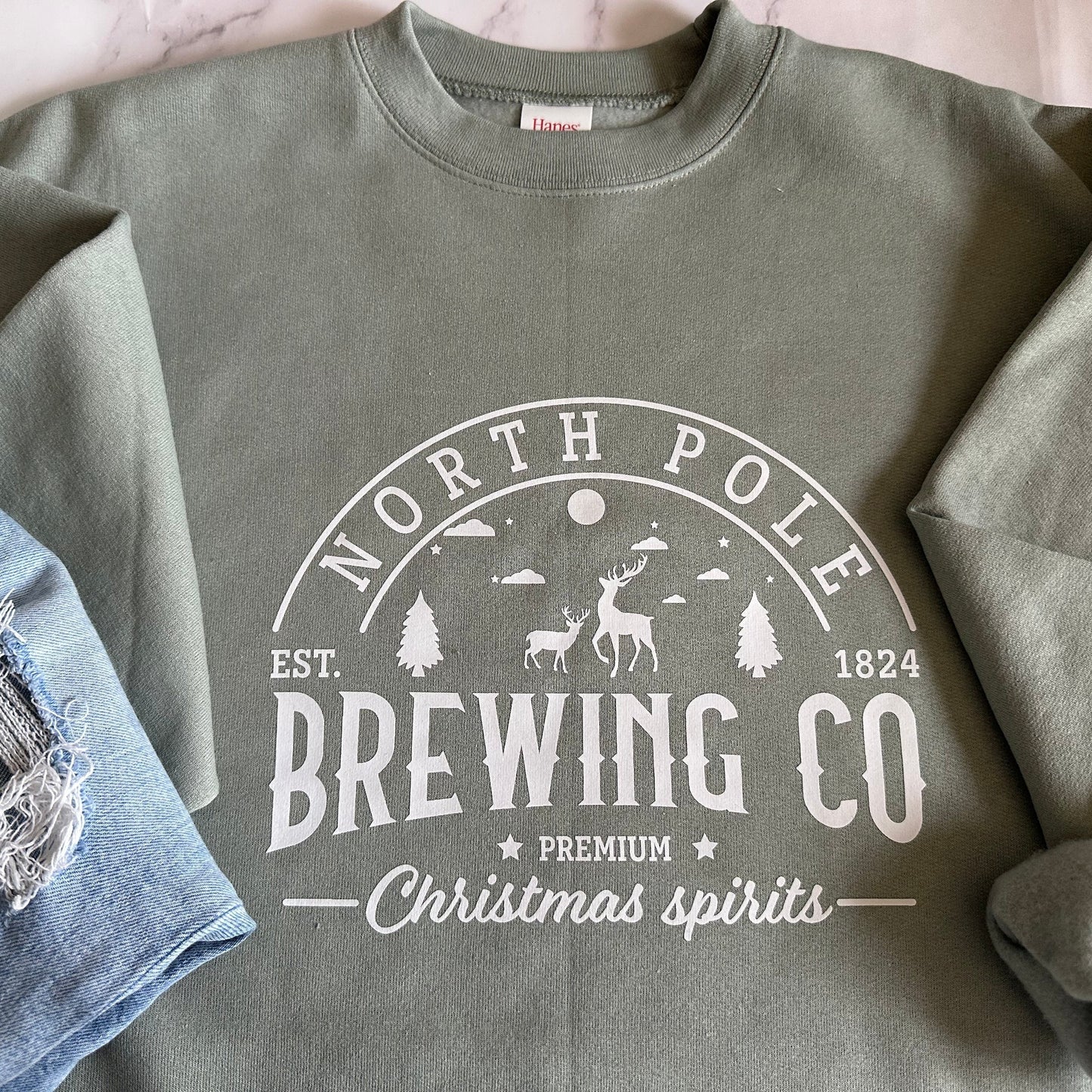 NORTH POLE BREWING CO. crewneck sweatshirt