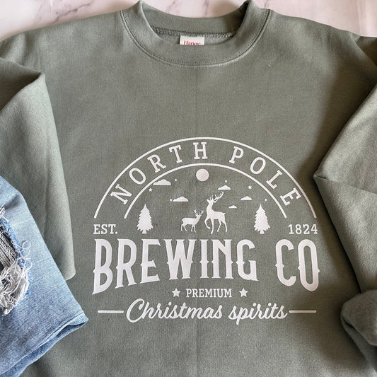 NORTH POLE BREWING CO. crewneck sweatshirt