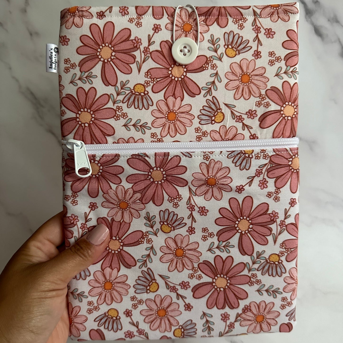 AUTUMN DAISIES book sleeve