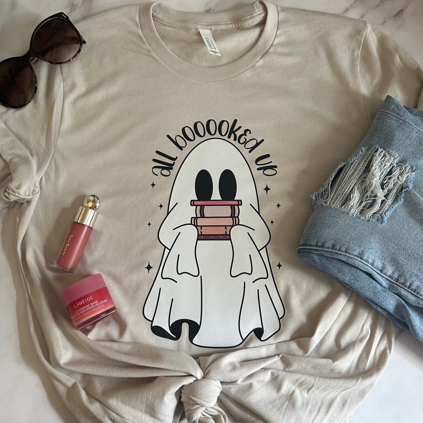 ALL BOOOOKED UP tee