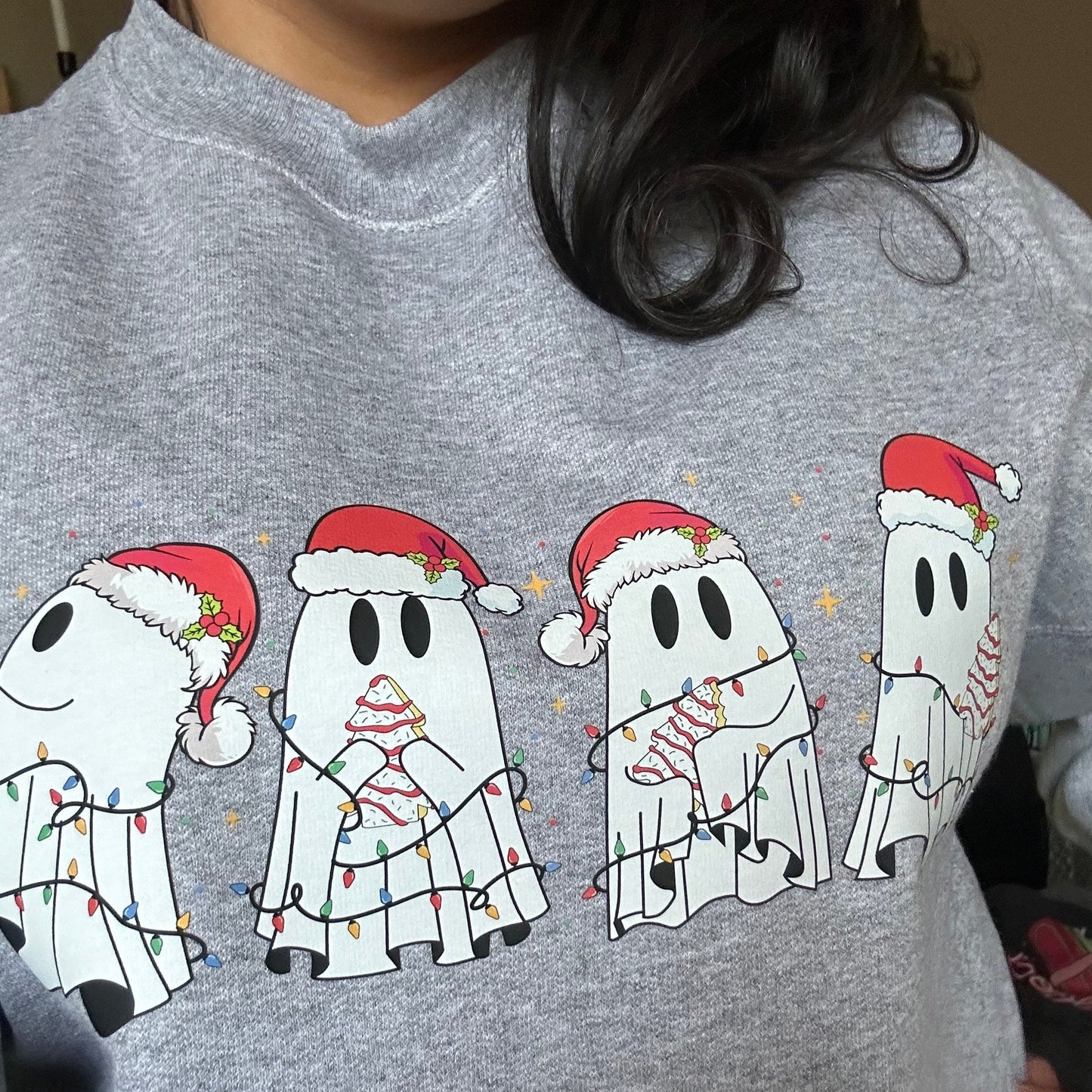 CHRISTMAS GHOSTIES crewneck sweatshirt