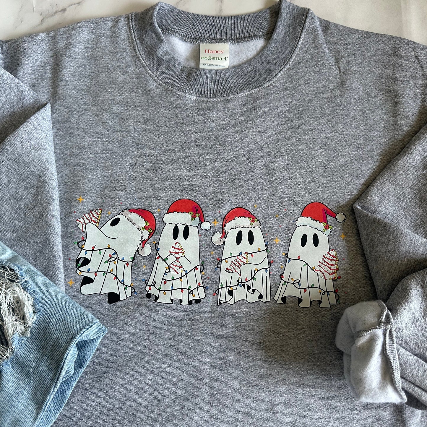 CHRISTMAS GHOSTIES crewneck sweatshirt