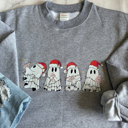 CHRISTMAS GHOSTIES crewneck sweatshirt