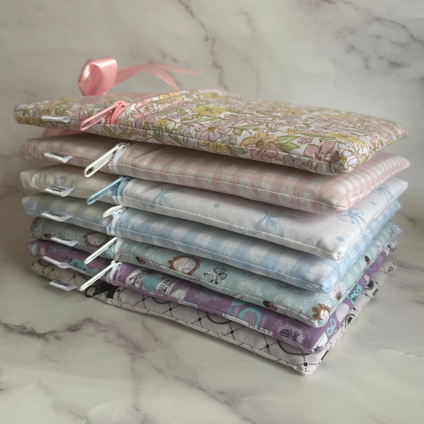 PINK GINGHAM book sleeve
