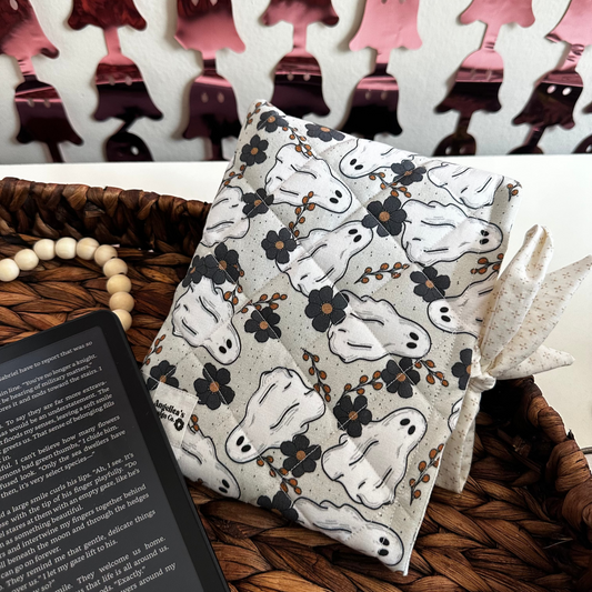 GHOSTIE VIBES quilted booksleeve